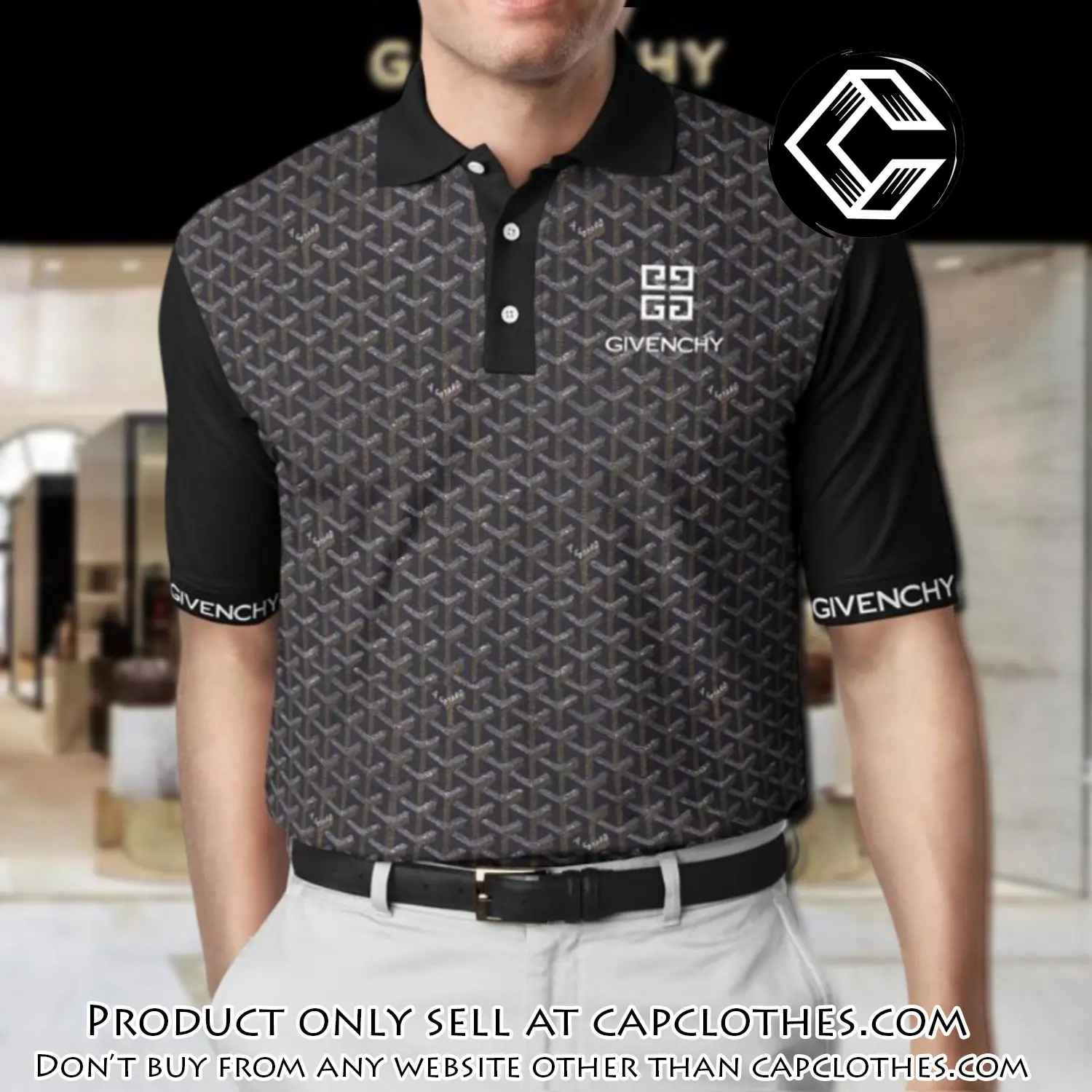 Givenchy premium polo shirt  luxury polo shirt for men pls512 cc0020747